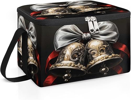 Miniatura 2 de The Christmas Interesting Style Insulated Lunch Bag Women Reusable Lunch Tote Square Meal Bag for Adults Men Cooler Lunch Box for Work Travel Picnic