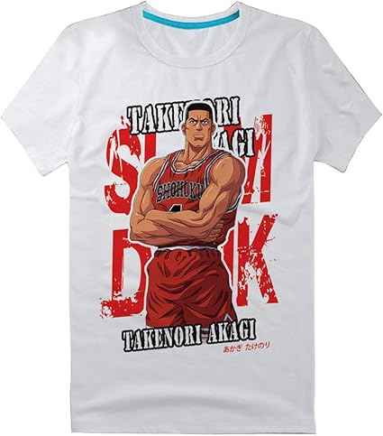 Amazon Co Jp Slam Dunk スラムダンク 桜木 花道 Kaede Rukawa Hanamichisakuragi アニメ Tシャツ メンズ レディース 通気性 薄手 綿100 夏服 柔らかい トップス 快適 スポーツ 半袖 無地 S ファッション