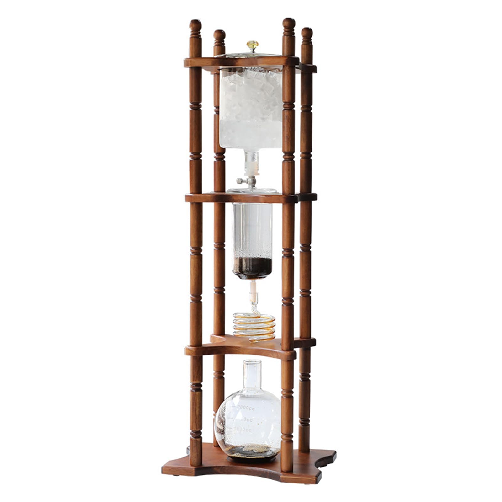 Coyeux 3000Ml Cold Brew Drip Coffee Maker, Cold Drip Coffee Cold Brew Drip Tower, With Slow Drip Technology, For About 25 People