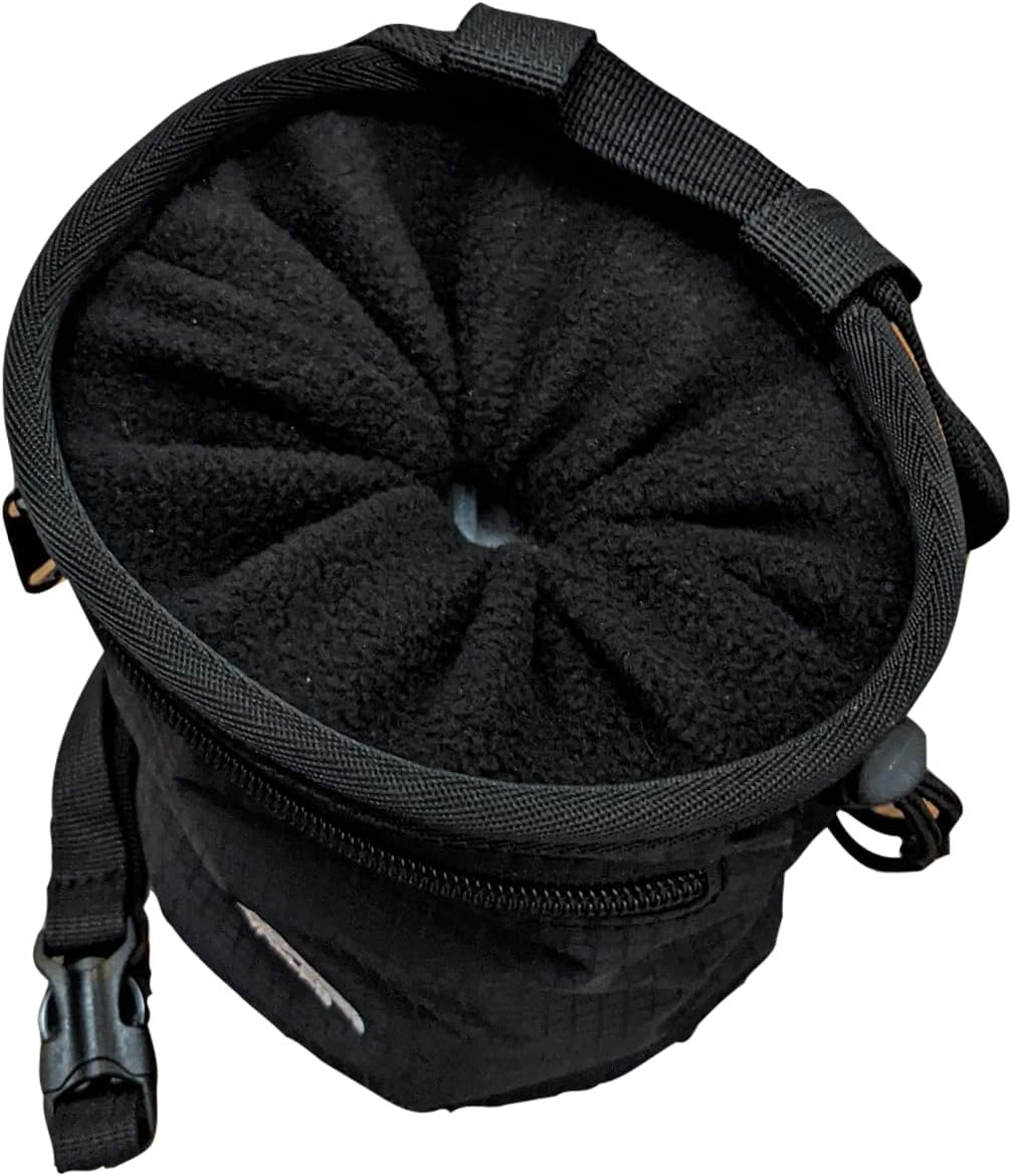 Valley Climbing Chalk Bag with Belt, Carabiner Clip, Brush Loop and Zippered Pockets for Climbing, Bouldering, Gymnastics, Cross Fit and Lifting : Sports & Outdoors