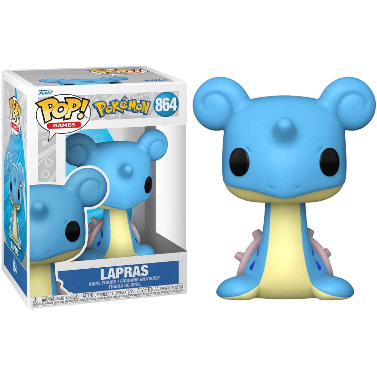 Funko POP! GAMER: Pokemon- Lapras, Blue, 2.75 inches - Image 2
