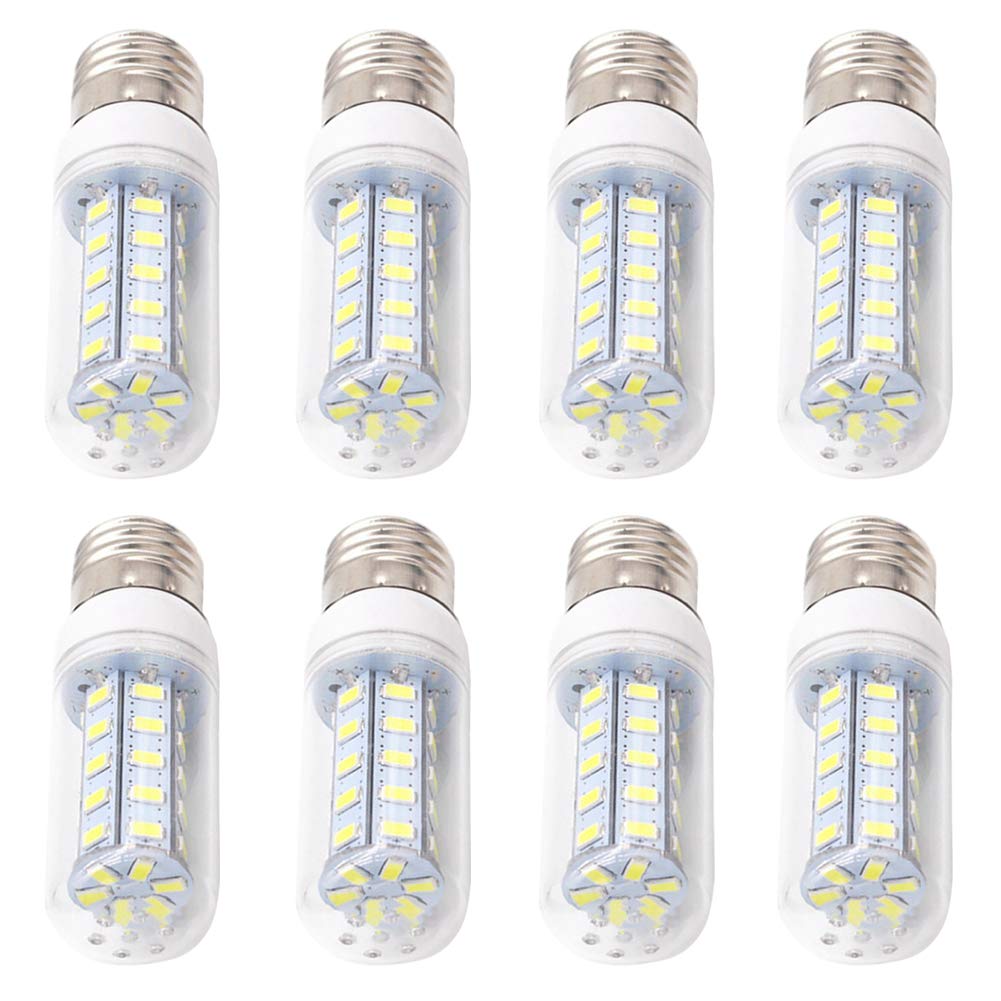 Lampadine LED a Mais 6 Watt 6000K Bianco Freddo, Lampadine a incandescenza 60 W equivalenti, Lampadina a Vite Edison 600 Lumen, Lampadine a Candela