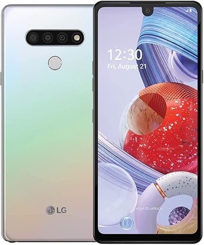LG Stylo 6 Android Smartphone - 64 GB (renovado) (blanco, T-Mobile bloqueado)