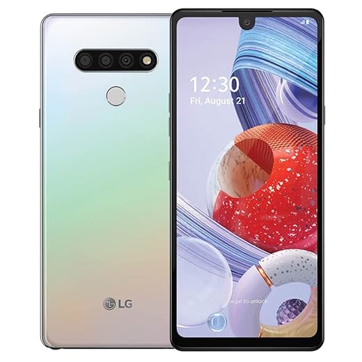 LG Stylo 6 Android Smartphone – 64 GB - (Renewed) (White, GSM Unlocked)