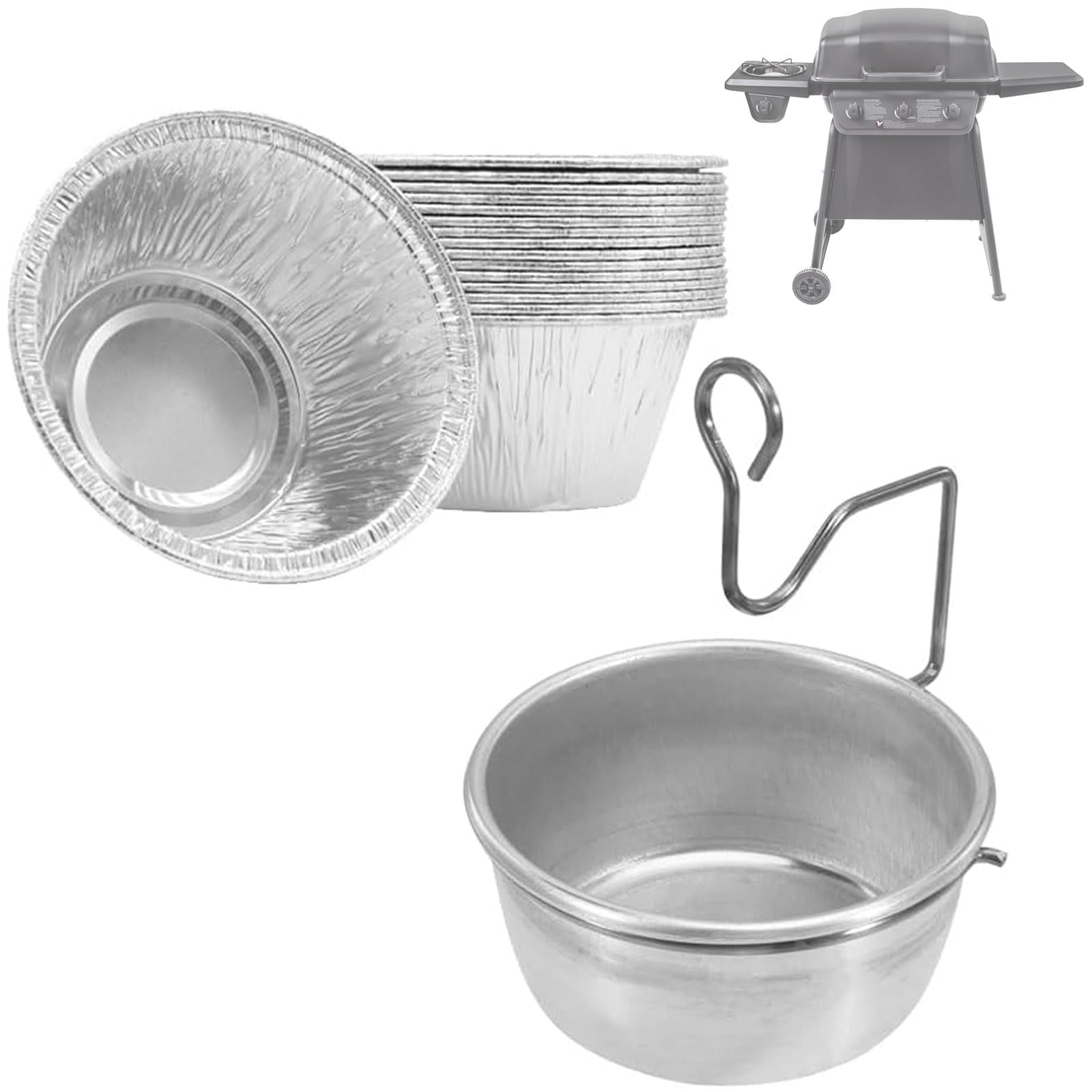Universal Grease Cup for Char-Broil Kenmore and Other Similar Grills