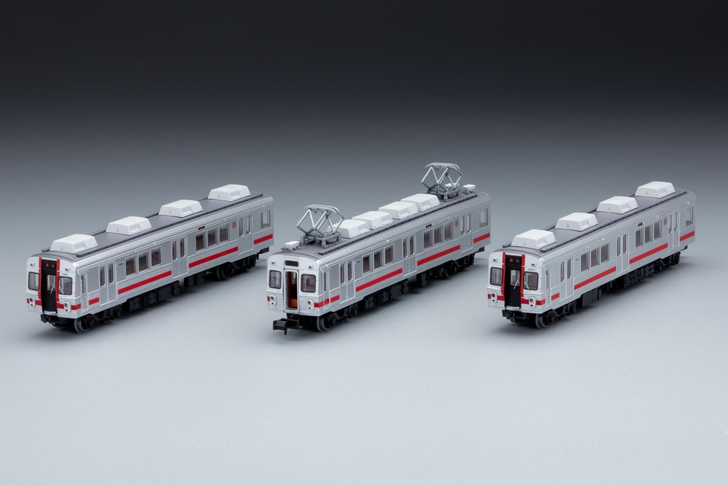 TOMYTEC 332664 Kolekcja kolejowa Tokyu Electric Railway 7600 Series 7601 Zestaw 3-samochodowy Diorama Supplies