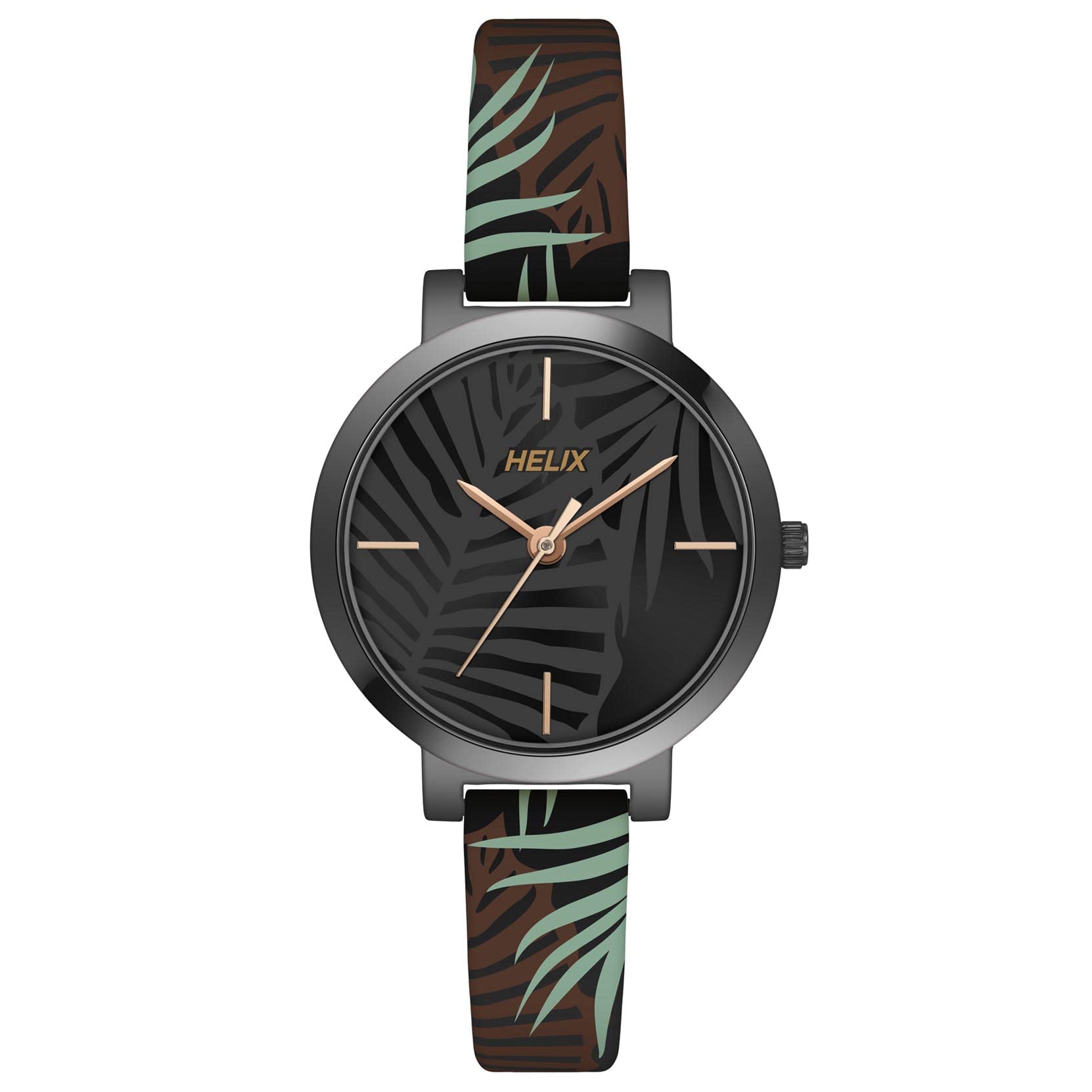 Helix Analog Black Dial Womens Watch - TW041HL16 (B0BQY6QGSN) Amazon Price History, Amazon Price Tracker