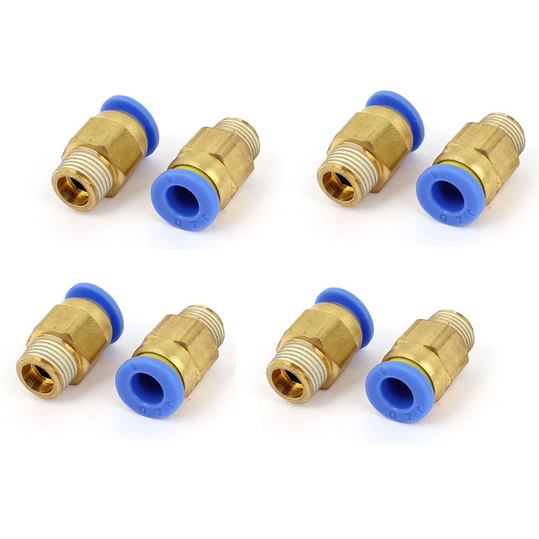 6mm Tube 1/8" BSP Thread Quick Connector Pneumatic Air Fittings 8 Pcs (B00W941JKA) Amazon Price History, Amazon Price Tracker