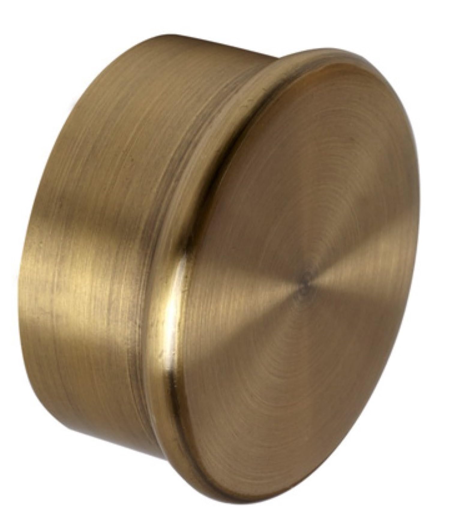 Speedy Antique Brass Poles Apart 35Mm End Cap Curtain Pole Finials, 2 Pack