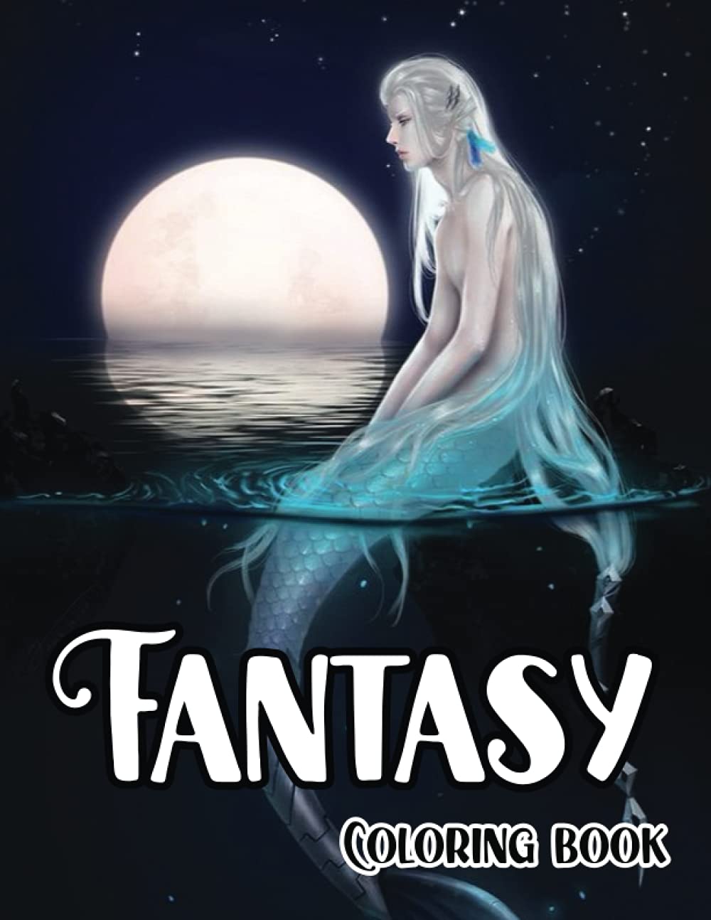 Light Fantasy Collection Coloring Book: 50 Epic and Beautiful Designs: Learning And Exploring the Fantasy World