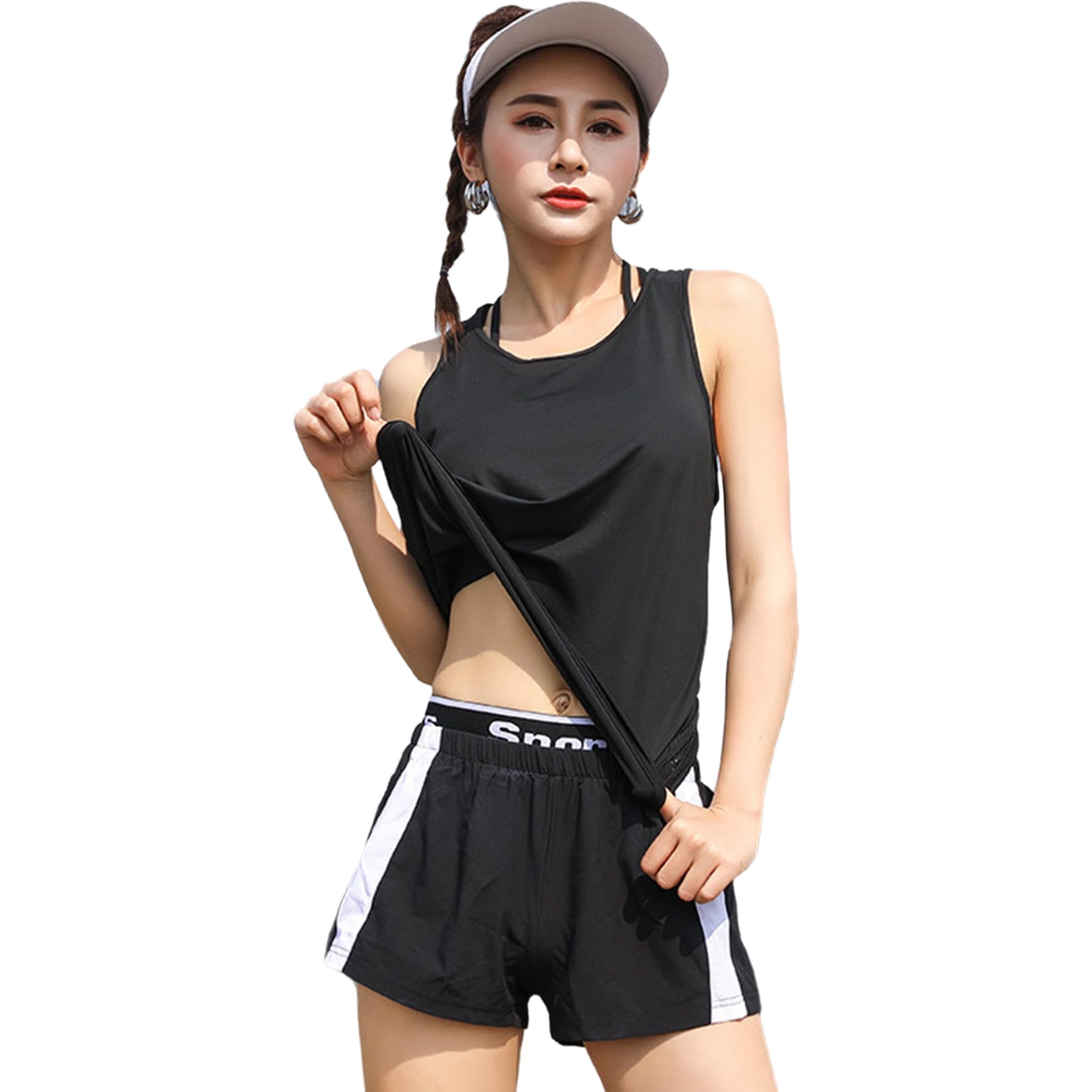 Blouse ample yoga contre la transpiration : débardeur léger running - 6