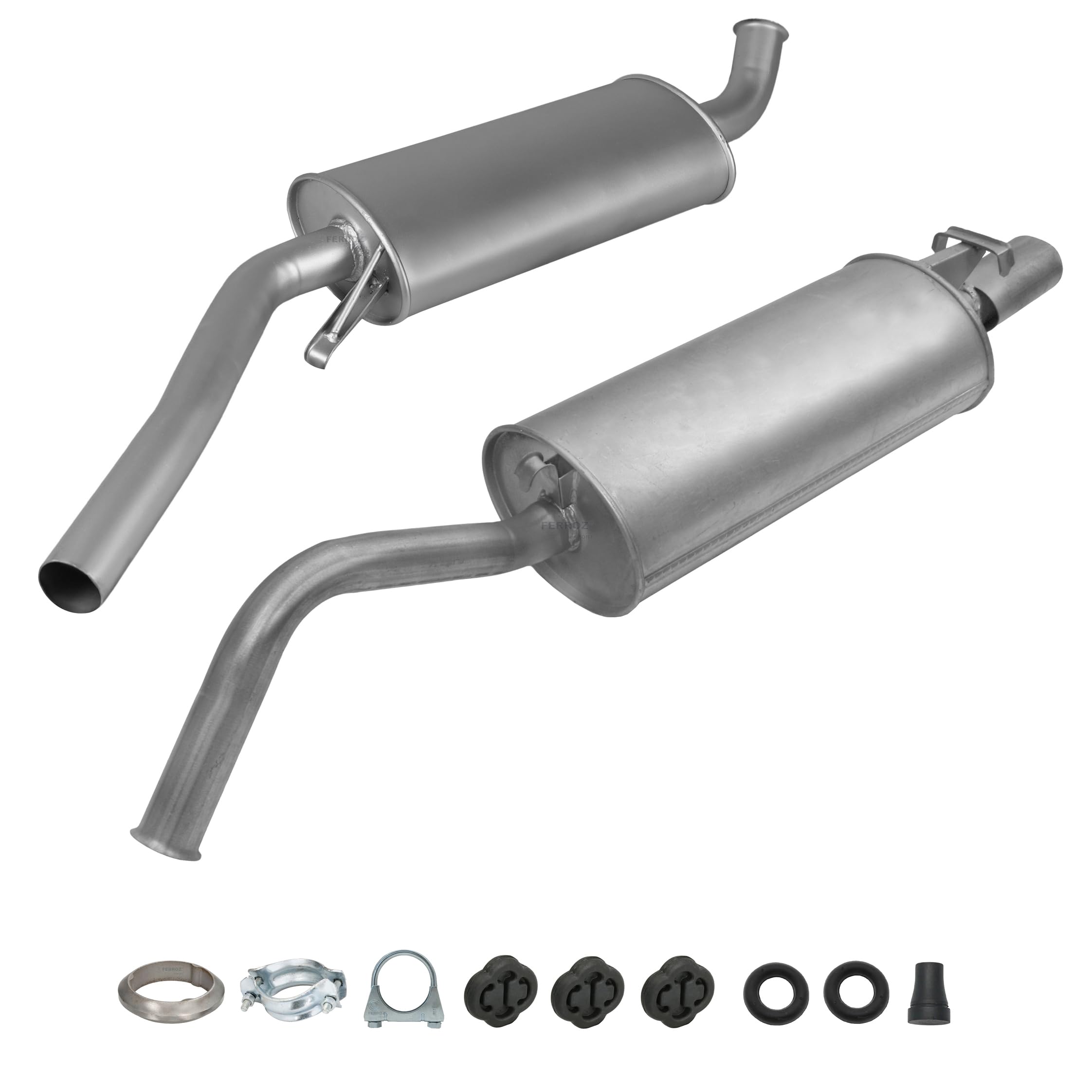 Ferroz Export Ersatz für Auspuffanlage Auspuff Audi A6 100 2.0 16V & 2.3 98KW 103KW 1990-1997 +Anbaukit