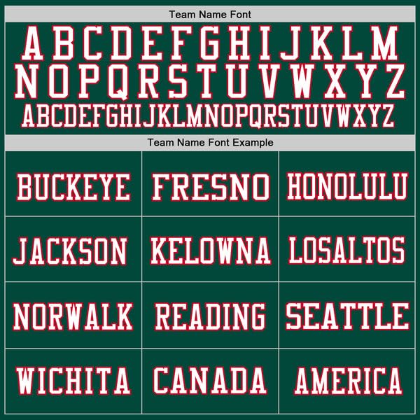 Customize Custom Football Jersey, Football Jersey, Green White-Red Mesh Throwback Football Jersey, Youth Football Jersey, Personalized Football, Football Jerseys, Custom Jersey, Personalized Jersey