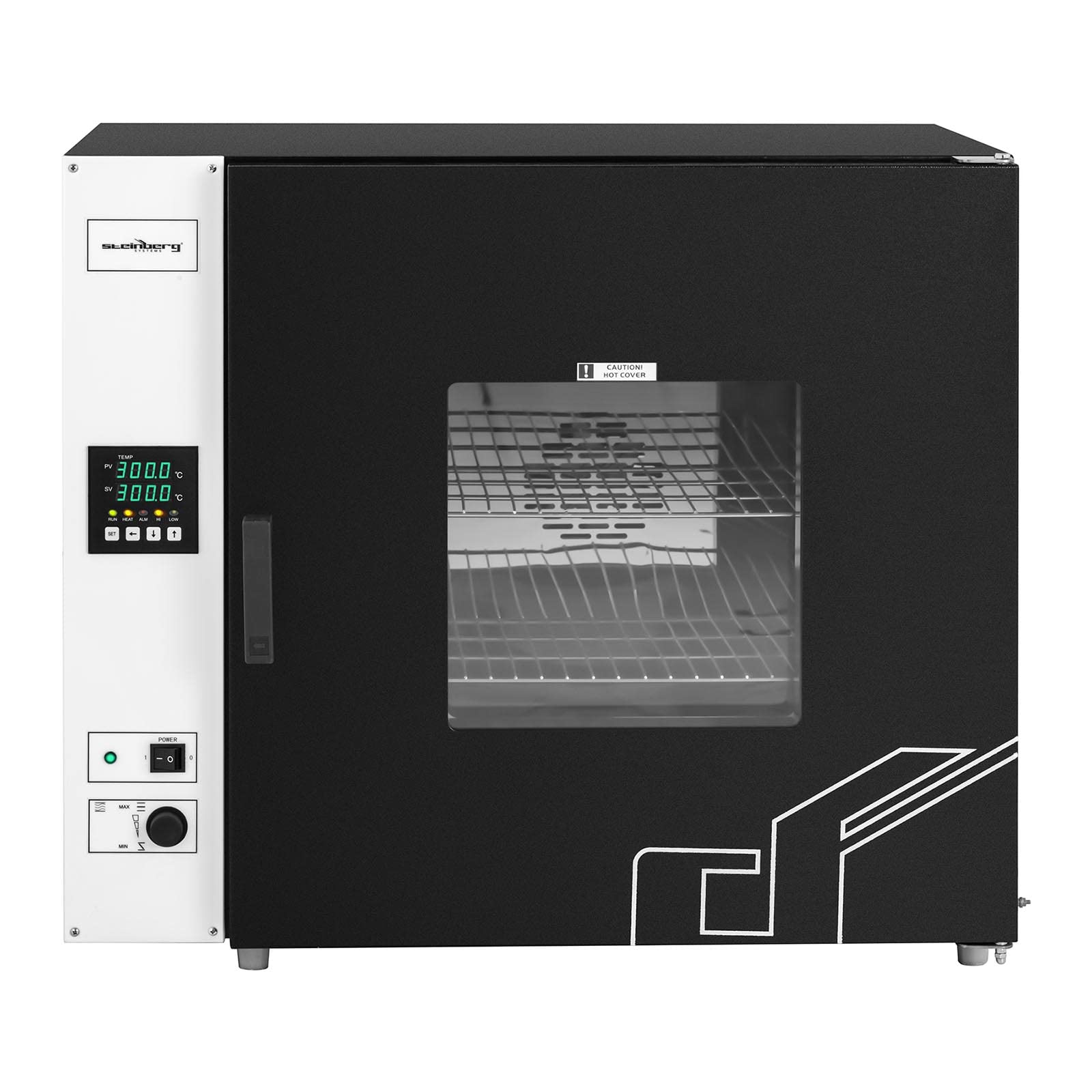 Steinberg Systems Étuve De Séchage Pour Paillasse Laboratoire Four Convection SBS-ADO-2000 (136 l, 2 170 W, 50-300 °C, Protection Antisurchauffe, Affichage LED, Acier & Inox)