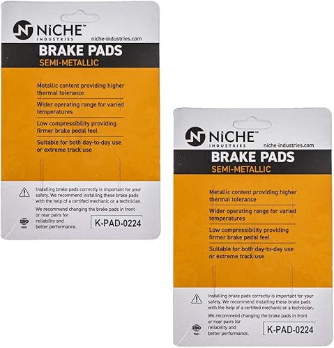 Miniatura 5 de NICHE Juego de pastillas de freno para BMW R1200GS R1200R Ducati XDiavel 34218562163 34118548028 delantero trasero semimetálico