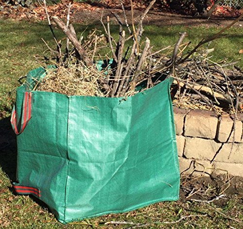 Go-GreenGardening Cube Bag - Yard, Garden, Lawn, Leaf Reusable Bag - Collapsible 30 Gal