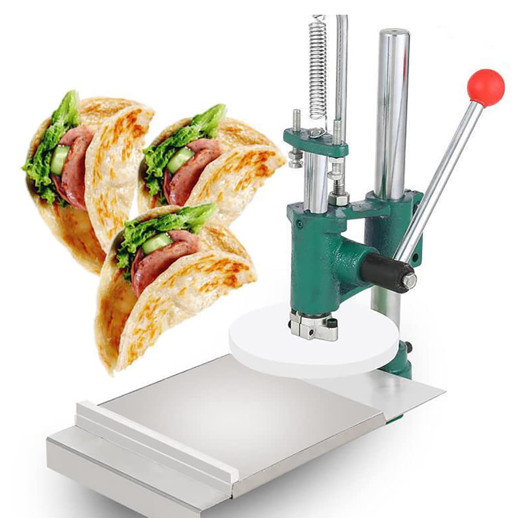 Ręczna maszyna do ciasta, maszyna do makaronu ze stali nierdzewnej z uchwytem oszczędzającym pracę, wielofunkcyjna prasa do ciasta do pizzy, 20 cm