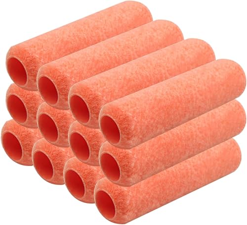 Miniatura 8 de Rodillo de pintura de espuma, paquete de 10, rodillo de espuma de alta densidad de 4 pulgadas, mini cubiertas de rodillo de pintura para una
