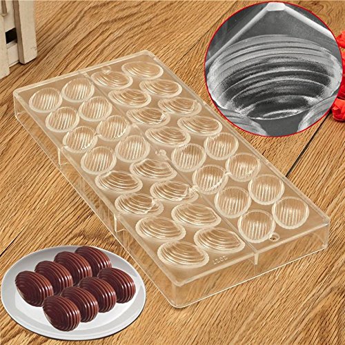Katoot@ 3D E-gg Thread Shape Chocolate Mold Food Grade Clear ...