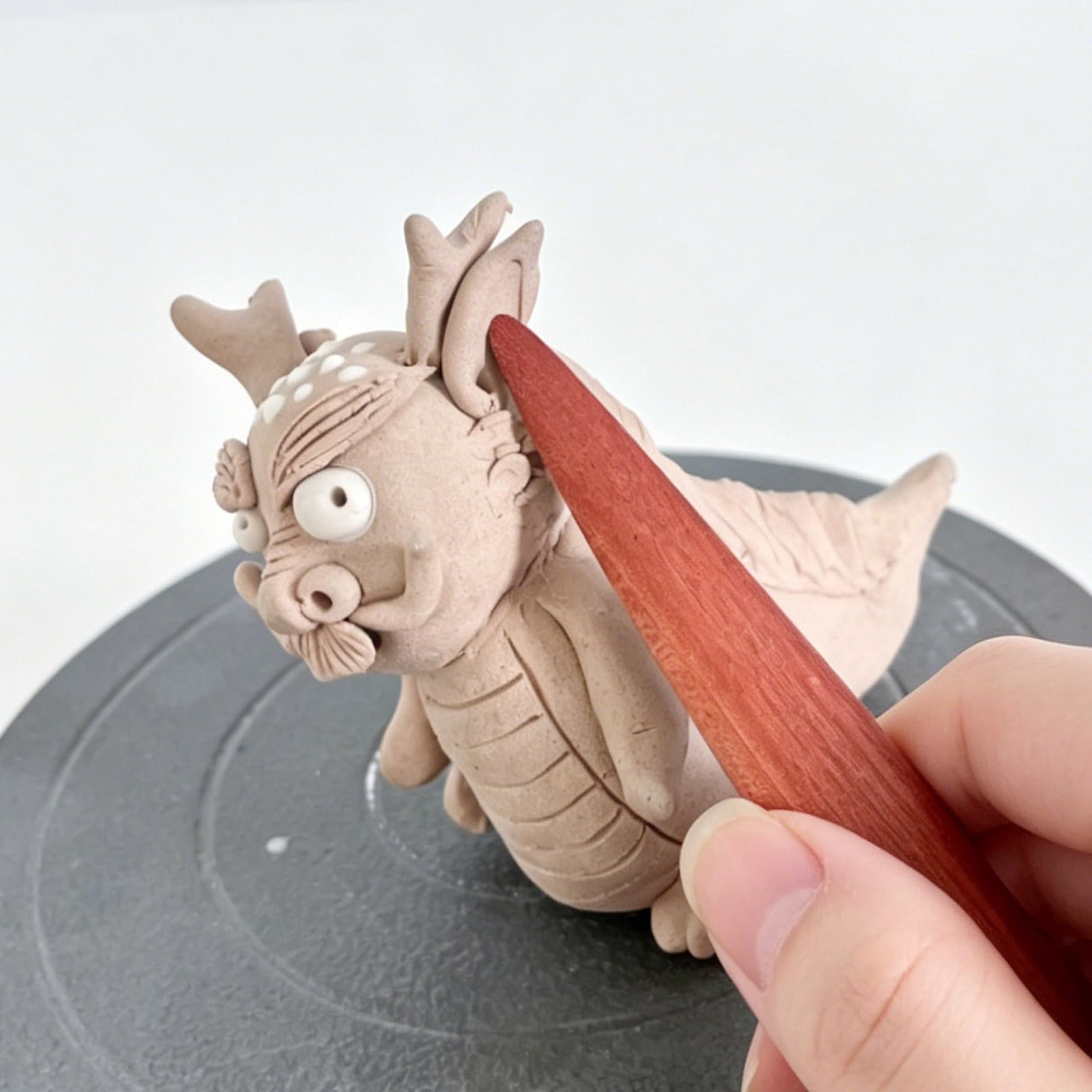 7Pcs Professionale Ceramica Incisione Strumento di Argilla di Legno Strumento di Modellatura per Ceramica Intaglio Lucidatura e Ceramica Dettaglio Terracotta Sculpting Set