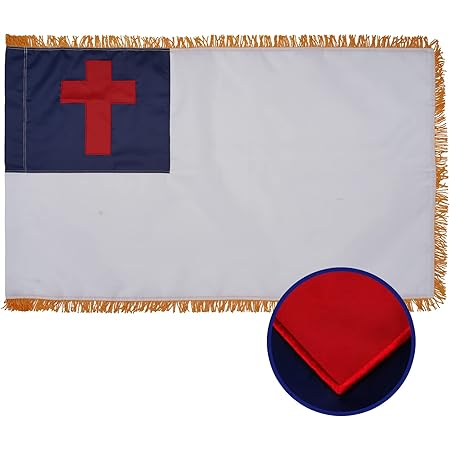 Amazon.com : AZCOVER Christian Flag, 3x5 Ft Christian Flag with Gold
