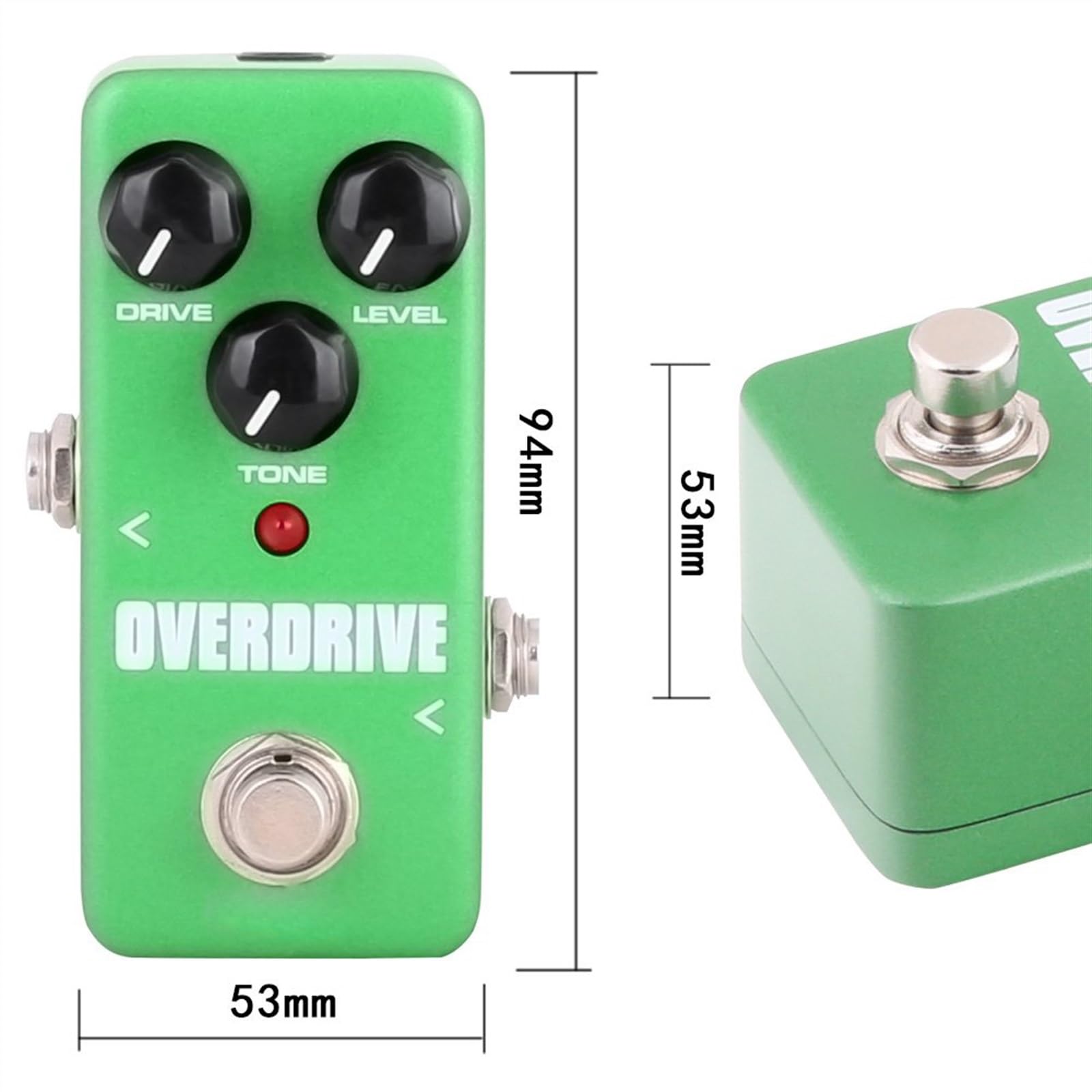 modulacyjny pedał gitarowy Overdrive Pedał Efektów Gitarowych Mini Pedał Gitary Przenośne True Bypass Części Do Gitary Akcesoria Gitarowe