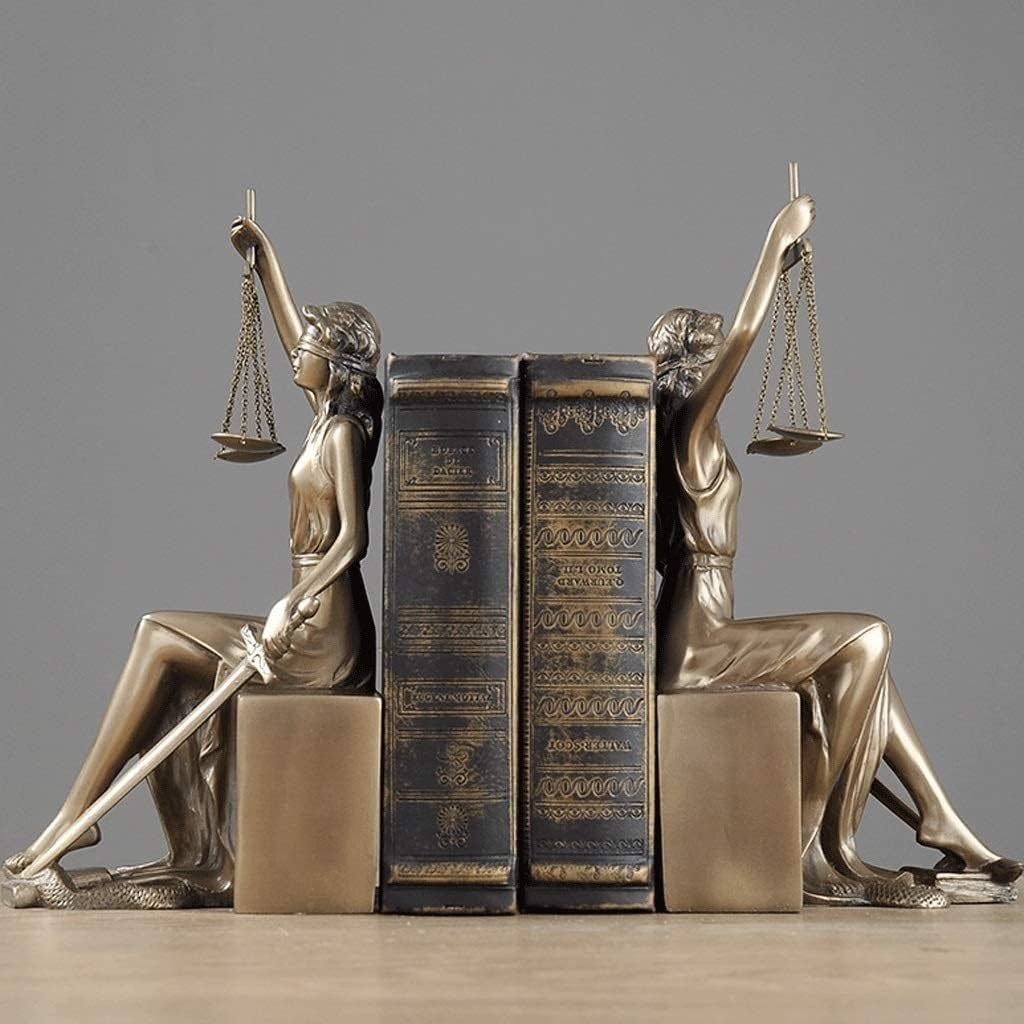 Buchstütze Elegante Buchstützen, Figur, Skulptur, dekorative Buchstütze, abstrakt, für Halten von Büchern, Buchstopper Für Büro Zuhause