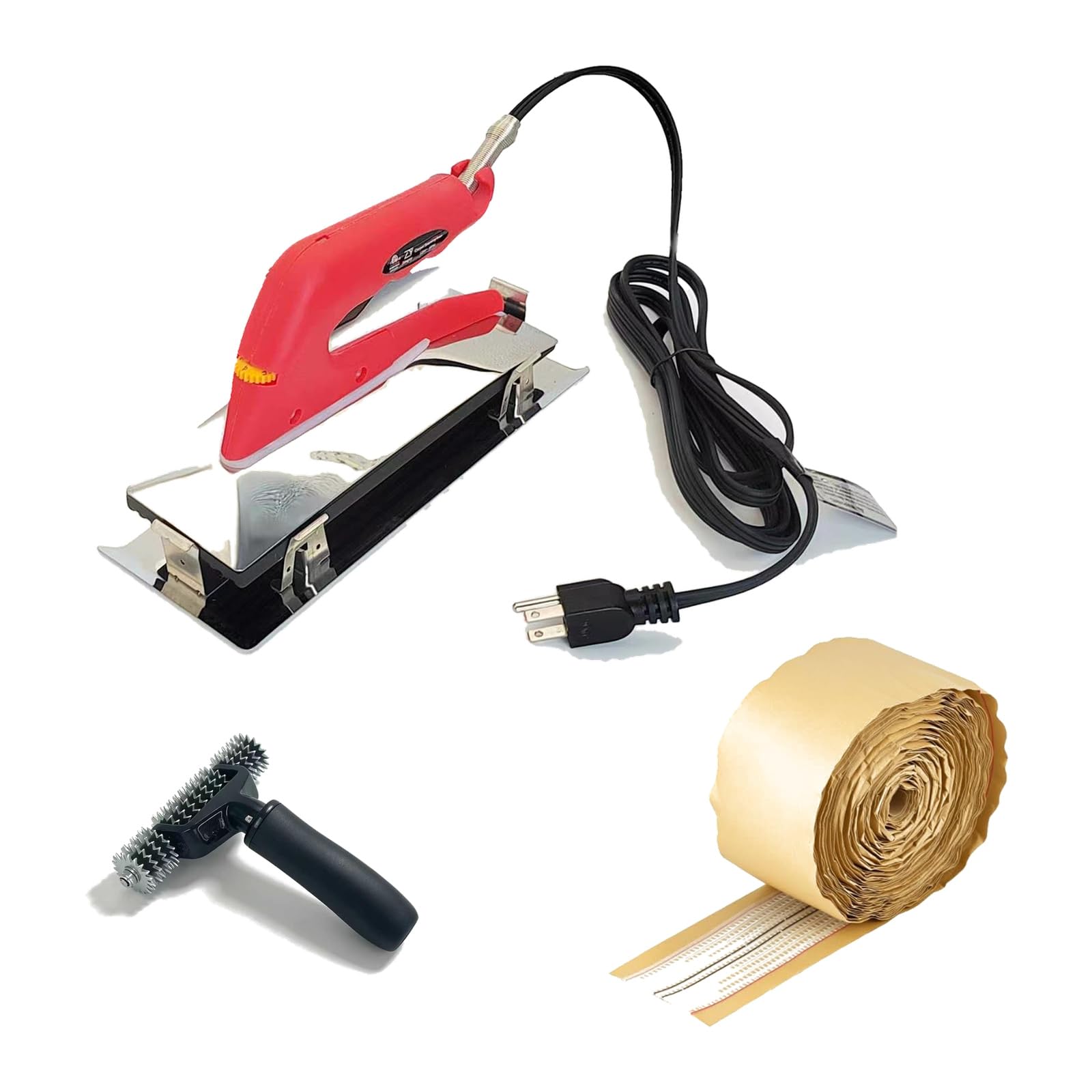 Photo 1 of Zimpty Carpet Seaming Iron Kit 800W with 66ft Seam Tape and Roller - ZY377