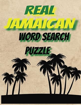 Real Jamaican Word Search Puzzle: Jamaican Word Search Puzzle for
