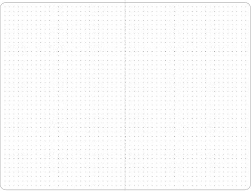 Miniatura 4 de Paquete de 12 cuadernos coloridos de cuadrícula de puntos a granel con papel grueso, 60 páginas, 8.3 x 5.5 pulgadas, tamaño A5, cuadernos de