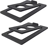 Suportes de Mesa Inclináveis para Caixas de Som, Suporte para Caixas de Som de Estúdio, Inclinação de 15°, Suporte de Mesa para Caixas de Som, Caixa, Preto S