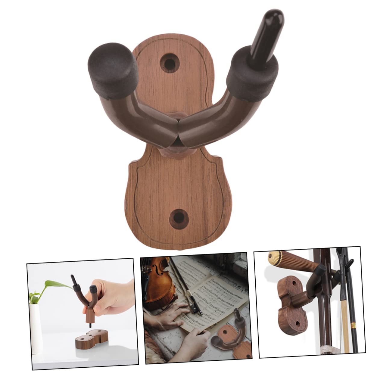 Violin Wall Hanger Mount | Erhu & Viola Display Hook | Strong Load Capacity Instrument Holder