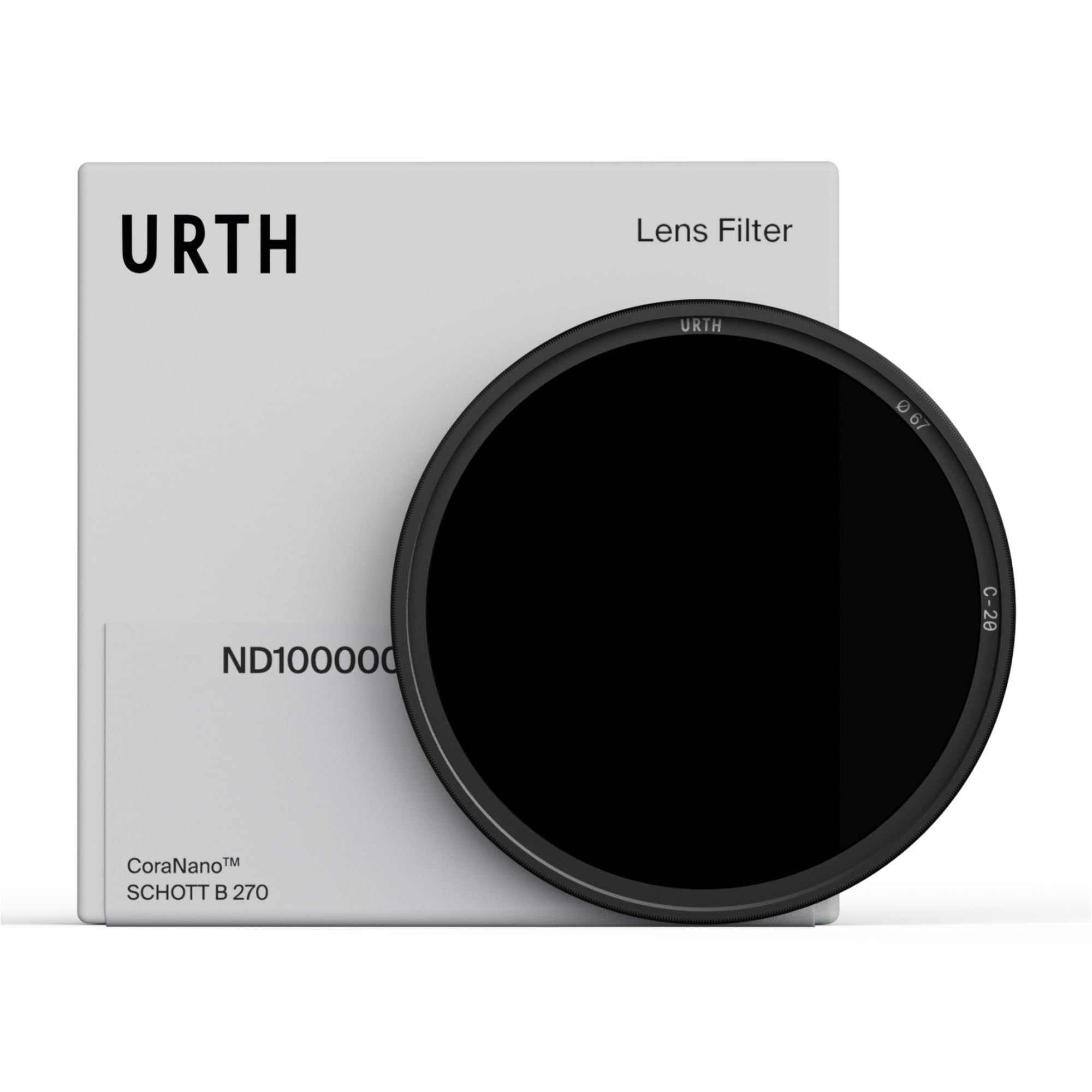 Urth 77 mm Filtro Solare ND100000 (16,6 Stop) (Plus) — 20 strati Nano, profilo Ultra sottile, densità Neutra estrema, sicuro per la fotografia solare