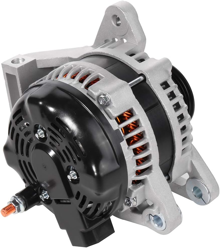 Alternator Fit V8 4.6L for Buick for Lucerne 2006-2010 for Cadillac for DTS 42006-2010, 150 Amp High Output Alternator Replaces 1178N 104210-4370 104210-5990