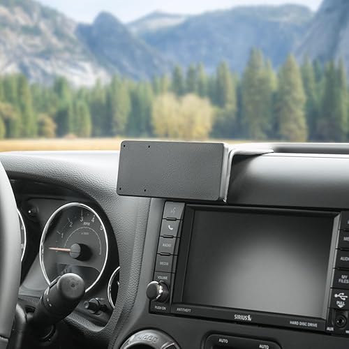 Miniatura 4 de Scosche ProClip Soporte de teléfono para tablero central compatible con J eep Wrangler 2011-2018 con paquete de soporte para teléfono MagicMount Pro2