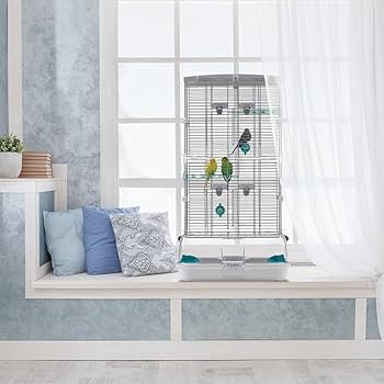 Amazon | SUDO(スドー) 鳥かご バードミニアム S02 おしゃれ インコ