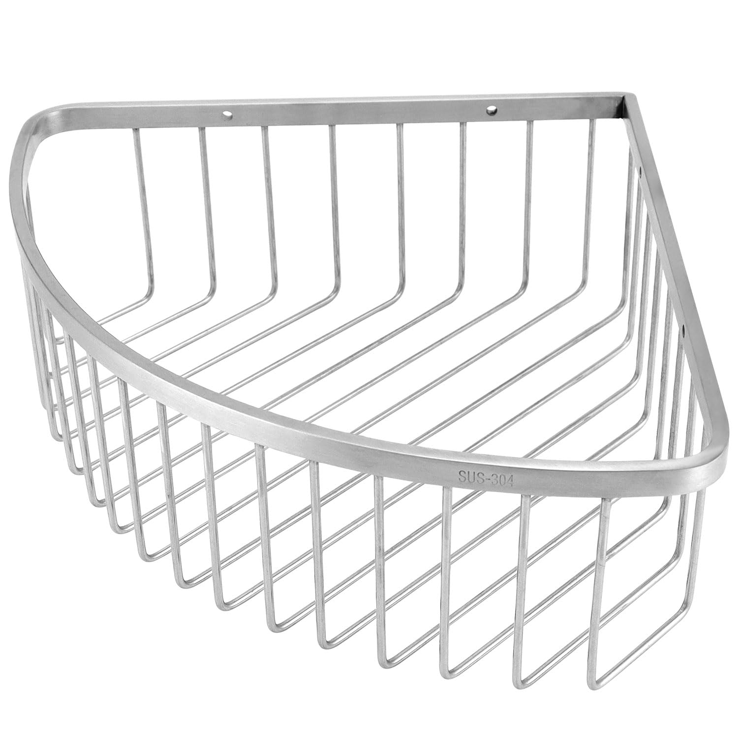 QWORK® Estante de Ducha Esquinero, Estante para Ducha de Acero Inoxidable 304, Esquina de Cesta de Ducha, para Baño Cocina