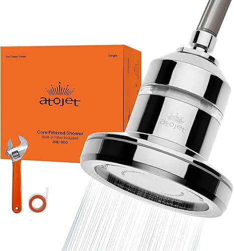 Miniatura 1 de Filtro de ducha con núcleo moldeado por la historia de la belleza de Corea, filtros de carbono puro para una piel más suave y un cabello más suave