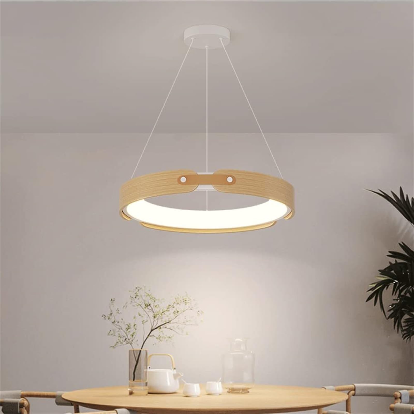 HJLJKG Luminaria Modena Ambiente Moderno con Schermo Acrilico in Legno per Casa da Rientro, Soggiorno e Stanza da Pranzo - Colorino di Teglia