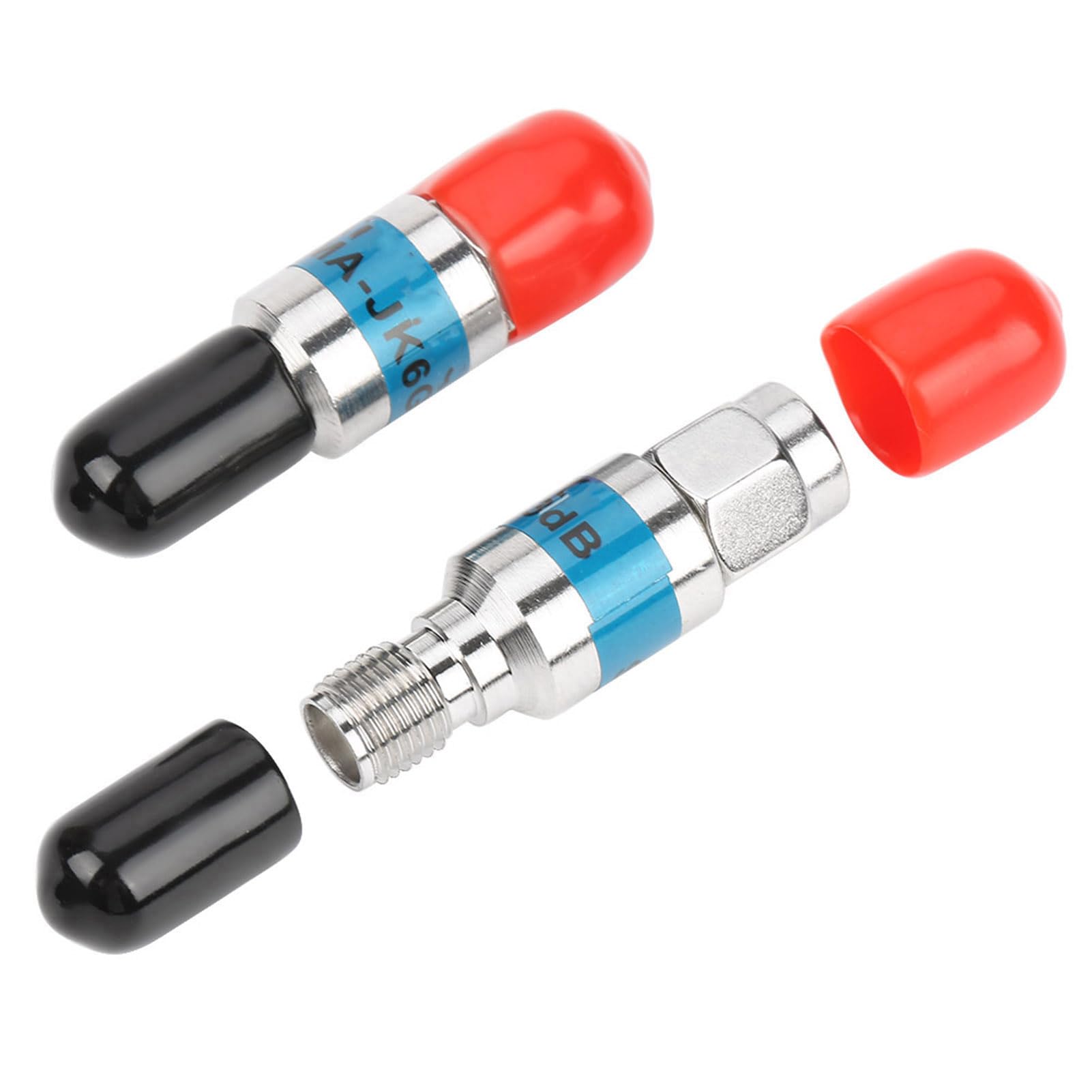 SUSTIA RF Male à l'atténuator atténuateur SMA atténuateur coaxial 2W 6GHz 50 ohm Atténuateur Fixe 1-30 DB pour Ajustement au Niveau du Signal (30 DB)