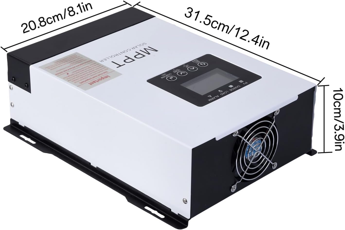 120A MPPT Solar Charge Controller 12V/24V/36V/48V/60V/72V/84V/96V Auto, Solar Panel Regulator Voltage Max PV Input 230V, Multiple Protection Solar Regulator for Sealed Gel Battery