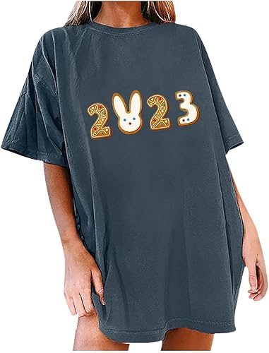 Vintage Graphic Tees for Women Womens Round Neck Graphic Print Tunic Short Sleeve T Shirts Business Trendy Tops