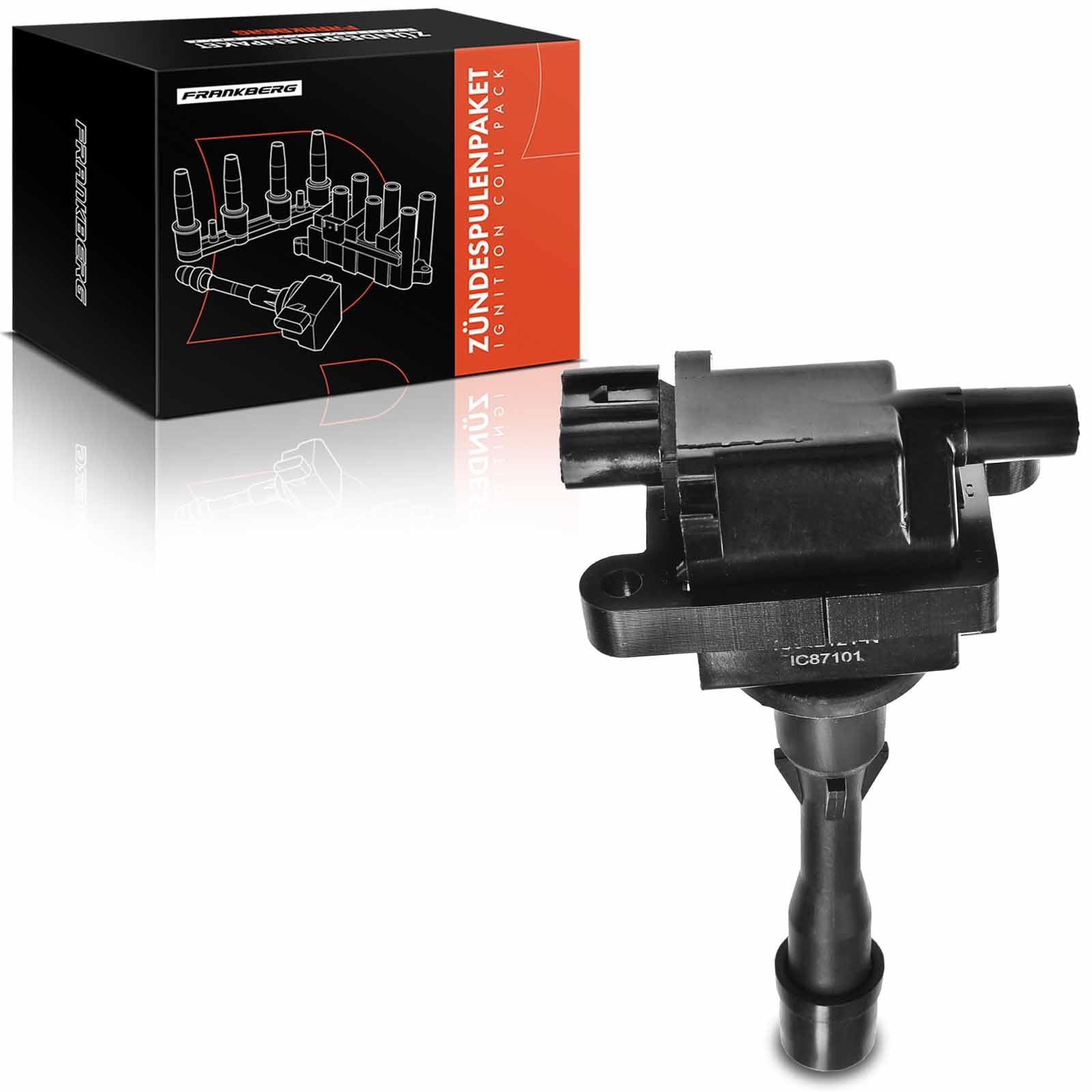 Frankberg Bobine di accensione Compatibile con T.e.r.i.o.s J1 1.3 4WD porter Pianale/Telaio 1.3 16V porter Pianale/Telaio 1.3 16V 4x4 porter Pianale/Telaio 1.3 LPG porter Furgone 1.3 16V 1950087101