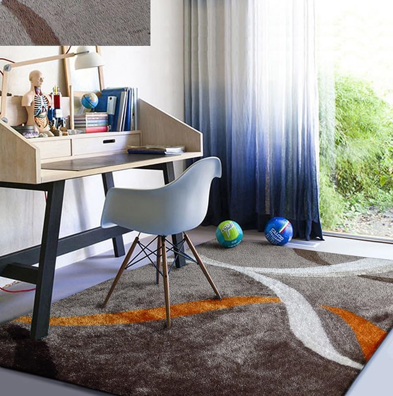 Miniatura 2 de Soft Pile Hand Tufted Shag Area Rug