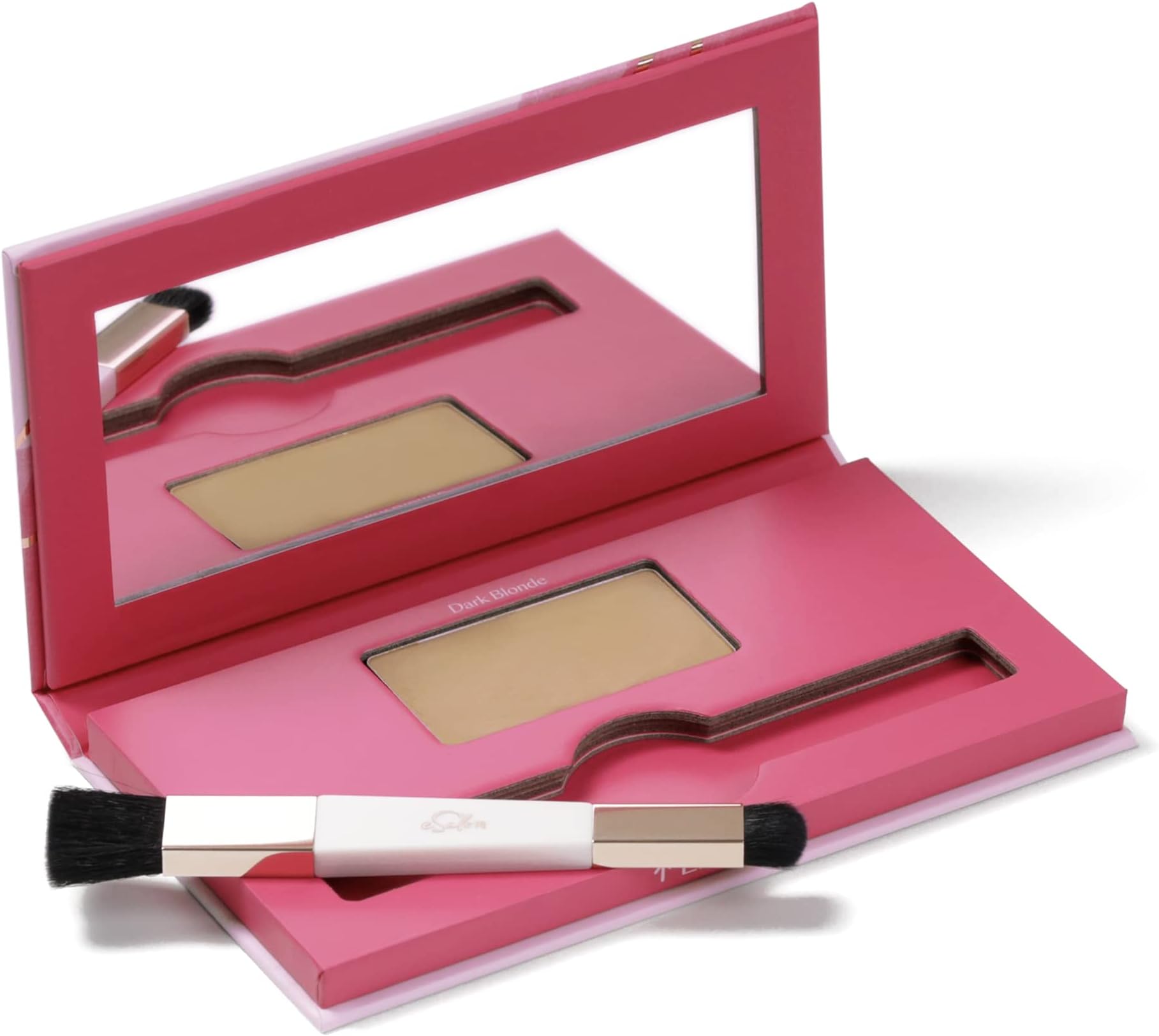 - eSalon Root Touch Up + Brow Powder, Conceal & Cover (Dark Blonde) - Hairline Powder for Women - Scalp Concealer & Filler for Thinning & Gray Hair Coverage - Creates Thicker & Fuller-Looking Hair