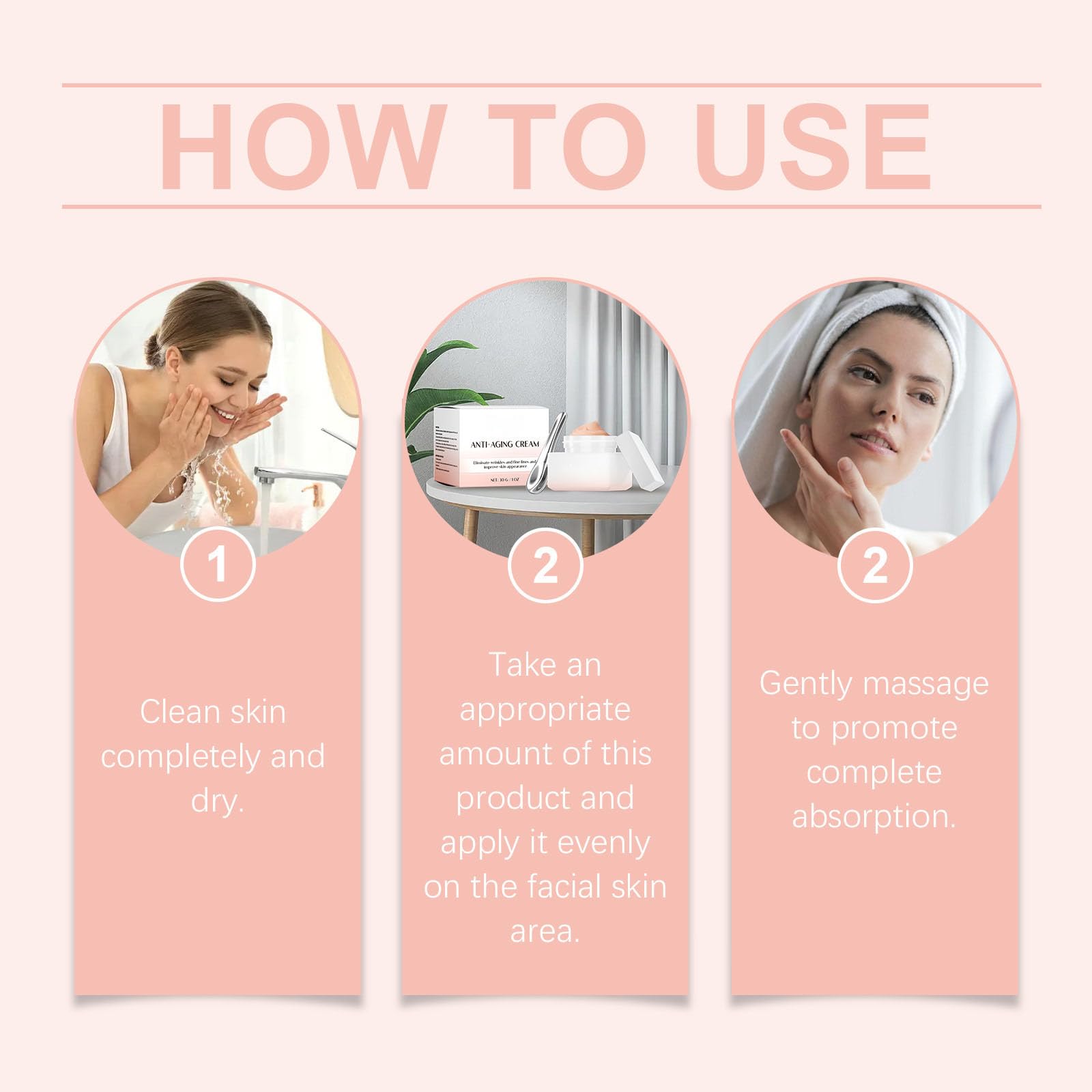Serum przeciwzmarszczkowe, rozjaśniające serum z witaminą C, redukujące zmarszczki, ujędrniające krem, Power Fix Advanced Anti-Aging, wyraźnie redukuje drobne linie (6)