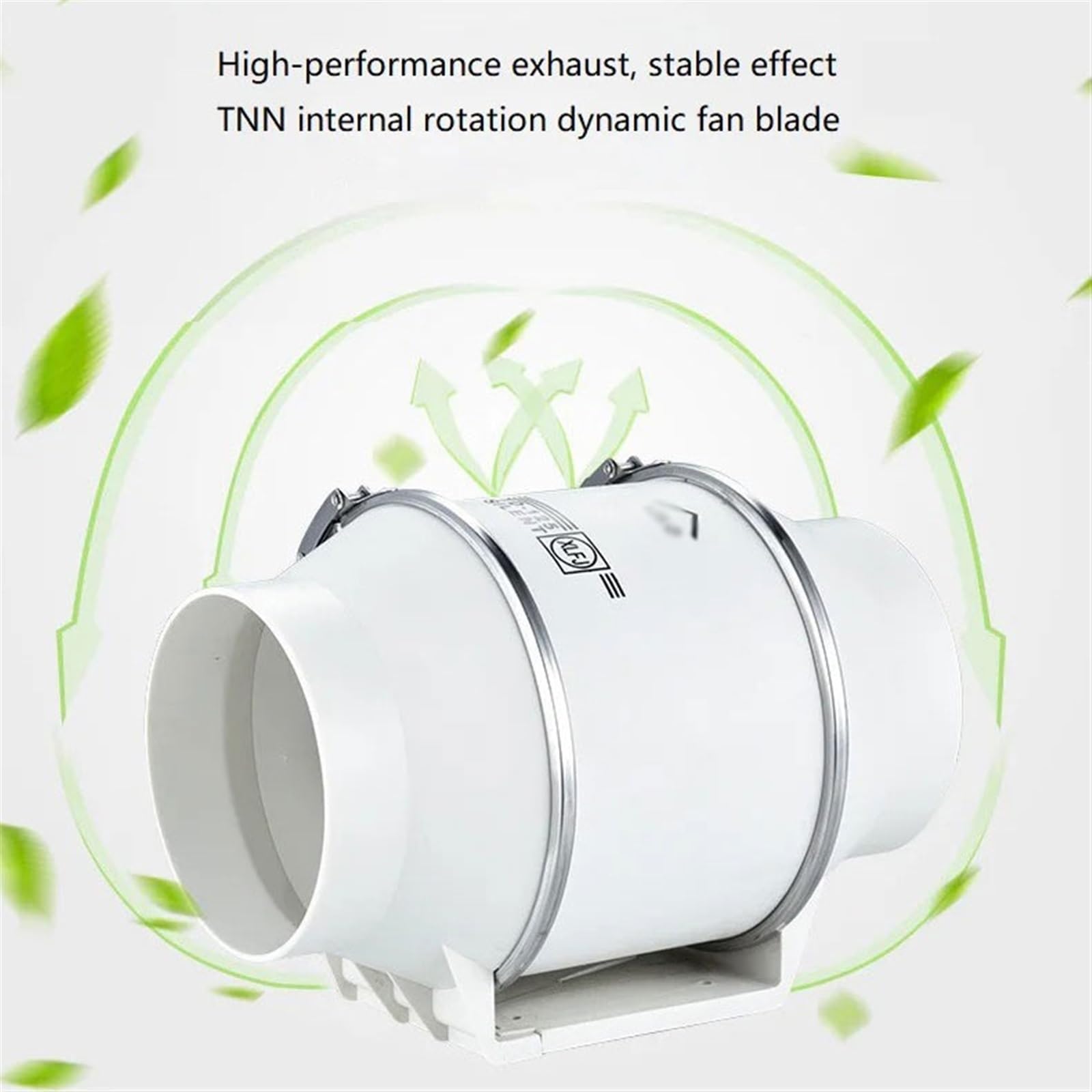Ventilador Extractor de aire de 6 pulgadas y 220V for el hogar, conducto de tubería en línea silencioso, Extractor de ventilación for baño, cocina, inodoro, ventilador de aire de pared Cuarto de baño