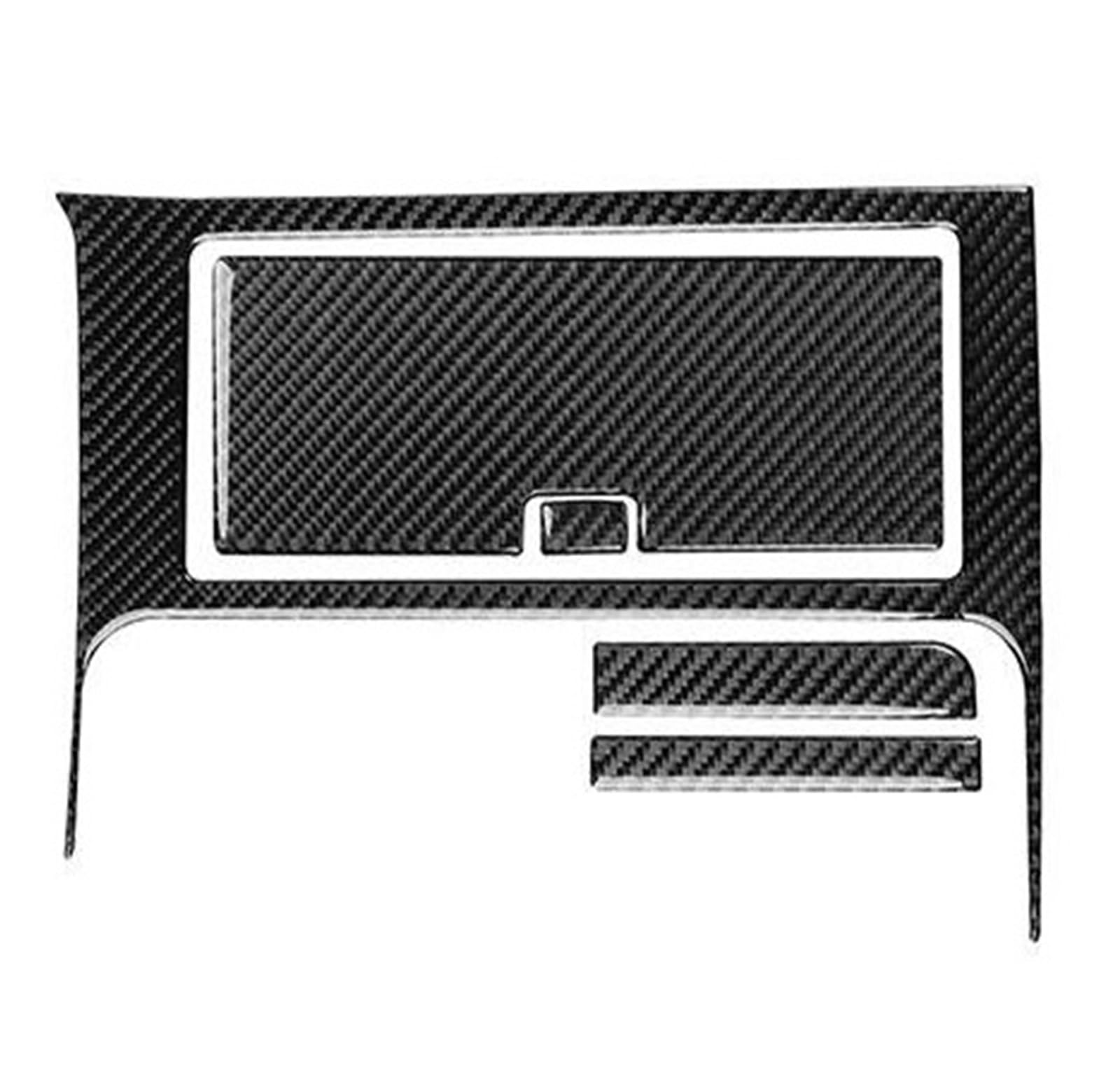 Car Interior Central Conole Per Suzuki Per Grand Per Vitara 06-13 Portabicchieri Scatola Portaoggetti Adesivo Pannello Adesivo Decorativo Protezione Auto Consolle Cover Interni (Size : 2 Black LHD)
