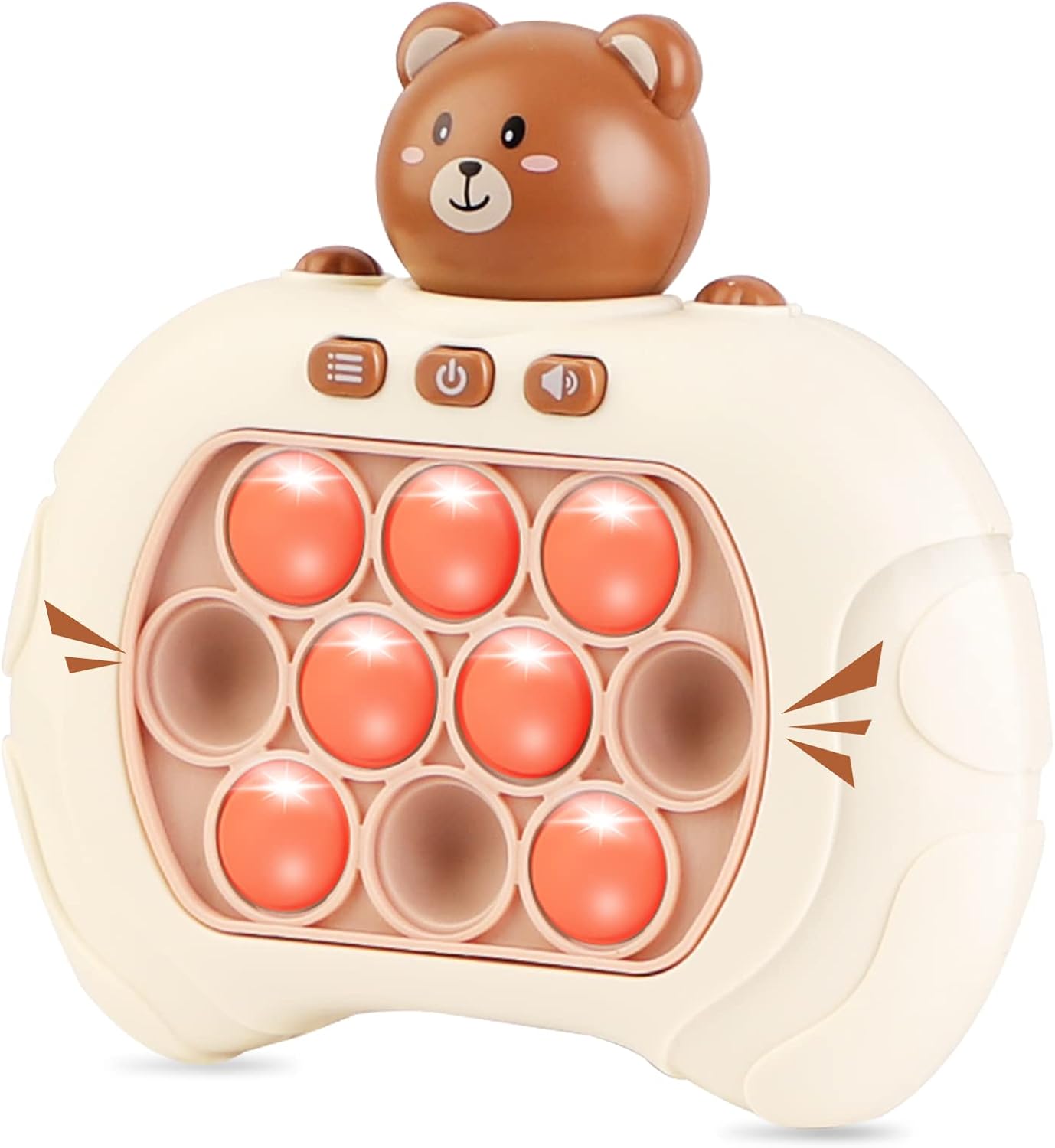 Quick Push Pop Game It Fast Push バブルゲーム ベアポップゲーム フィジェットトイ ライト