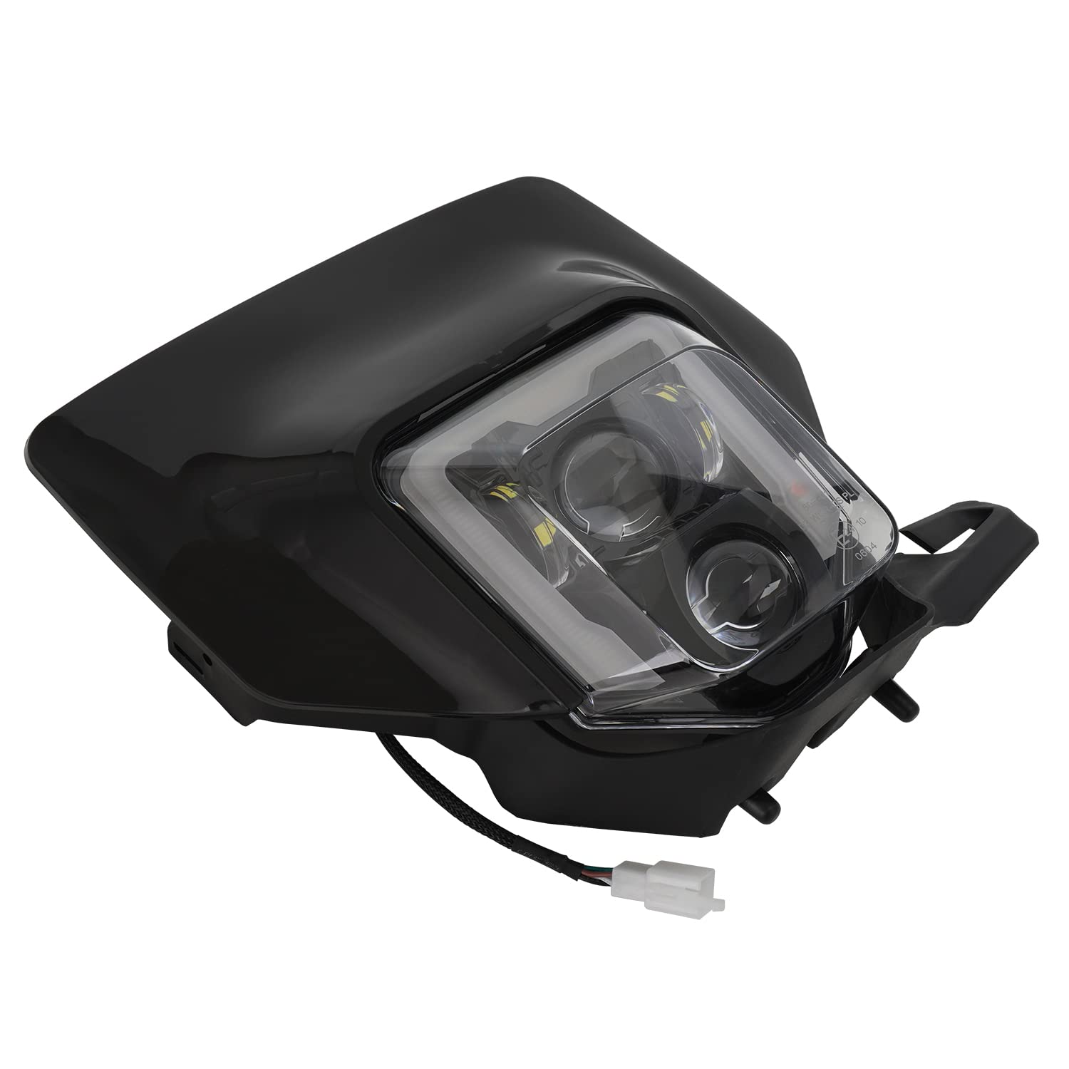 Faro A LED Per Moto Husqvarna FE/TE 2020-2021 – Verde, 12V 35W, Copertura In Vetro E Ferro, Impermeabile